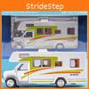 Alloy Rv Travel Car Model With Sound Light And Open Doors Design For Kids Gift