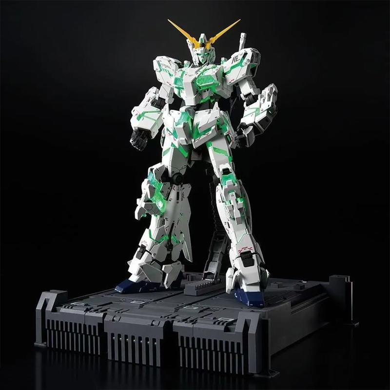 SUPA MGEX 1/100 Unicorn Восстановленная Версия Полный Комплект С Блоком Светодиодов Щитом и Клеткой Сборная Модель Фигурка-Игрушка Пазл для Мальчиков