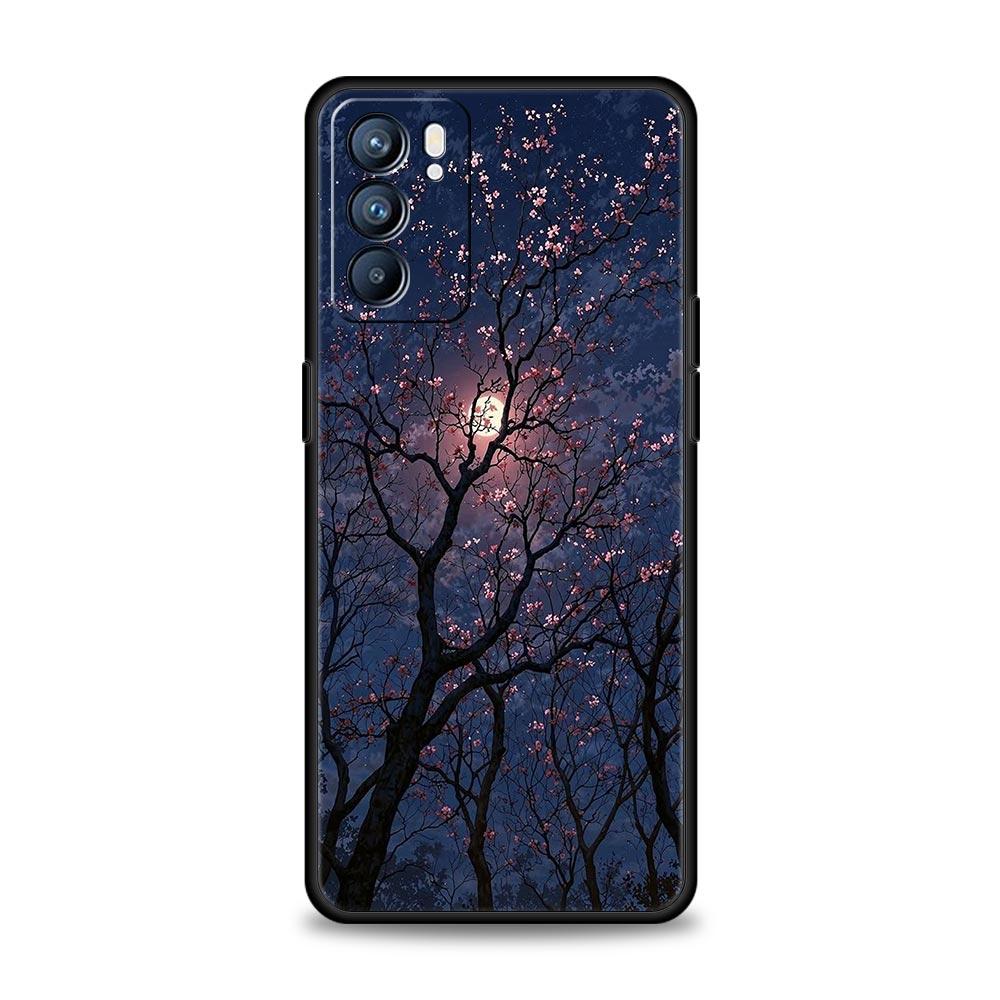 Модный арт-чехол с закатным сиянием для Oppo Reno13 Reno12 Reno11 F Reno10 Pro A54 5G Find X5 A53 A52 A9 A17 4G A79 A80 A98