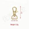 Zinc Alloy Lobster Clasp Dog Buckle & Metal Keychain Accessories
