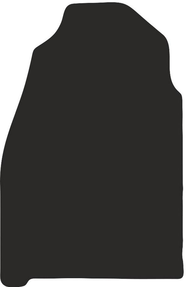 Rubber-Backed Polyamide Driver Floor Mat For Mercedes Sprinter Ii Delivery Van 2006-2019