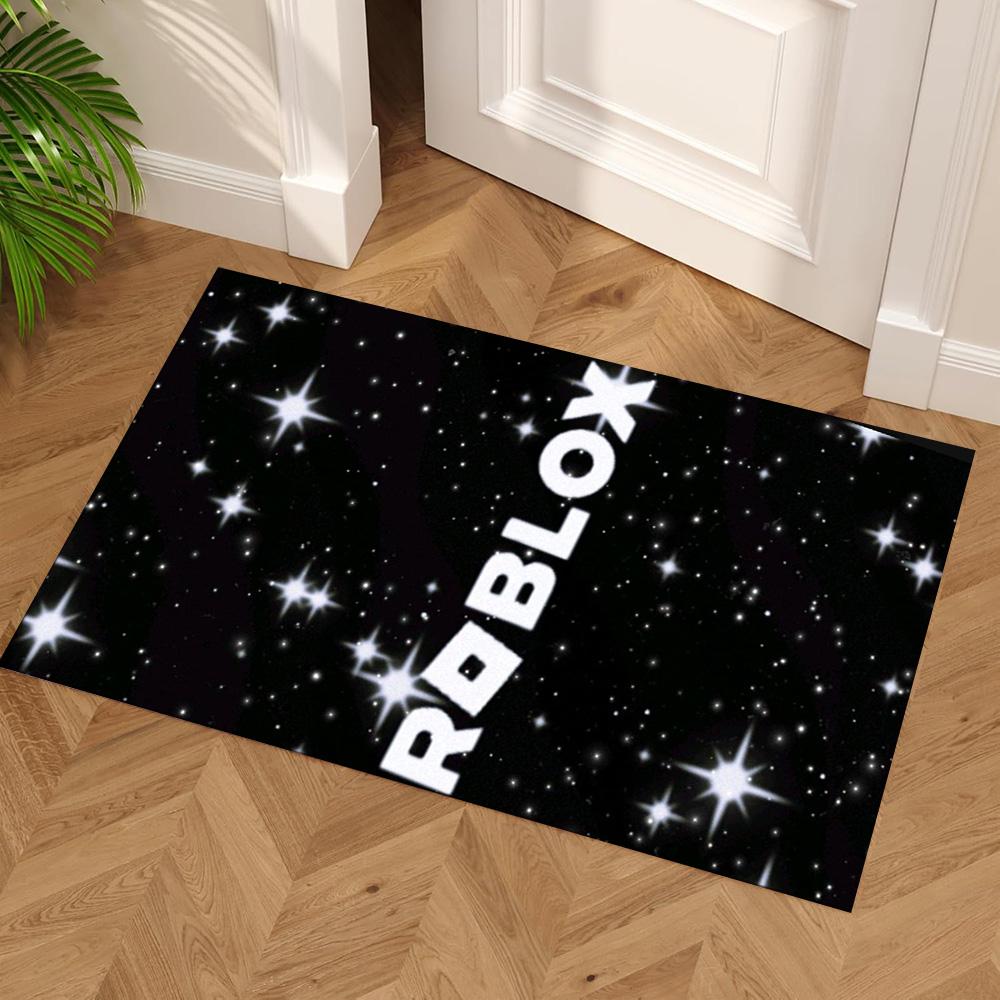 Roblox Area Rug Perfect for Game Room Dormitory Playrooms Kitchen Antislip Carpet Decorate Offices Perfect Gift for Valentine's Wedding Birthday