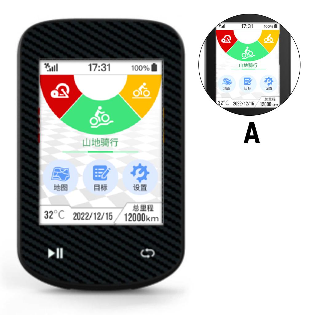 GPS Bike Computer Wireless Waterproof GLONASS ANT+ Sensor and BT Compatible Offline Maps Gyroscope 24 Hour Battery Life