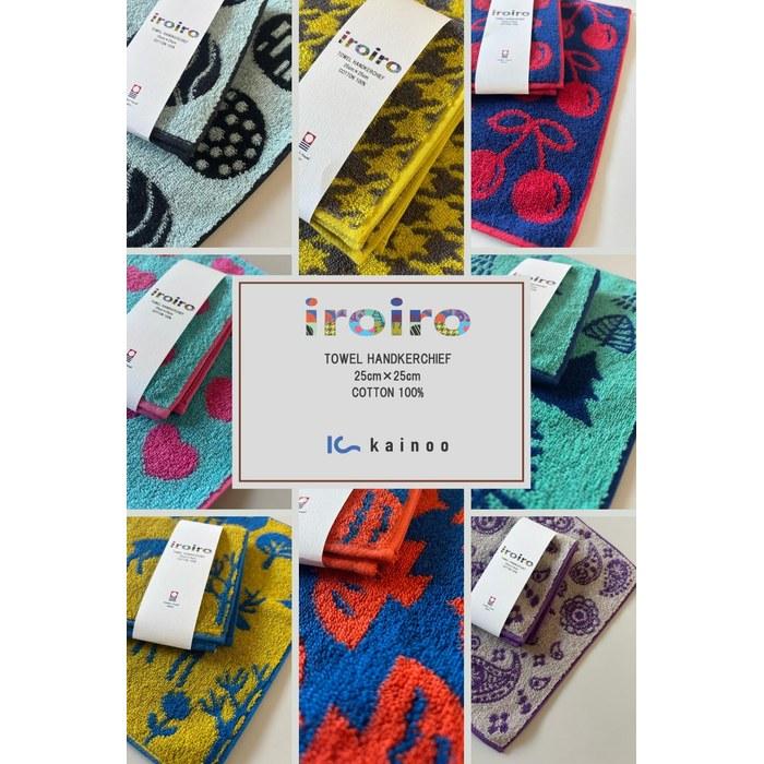 Коллекция банных полотенец Imabari Towel iroiro с полосками, Ручное полотенце 25см x 25см, Сделано в Японии, 100% Хлопок (Птица)
