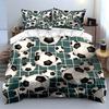 Soccer Balls with Net Pattern Bedding Duvet Cover Set Duvet Cover Pillowcases  (1*Duvet Cover 2*Pillowcases, without duvet insert)