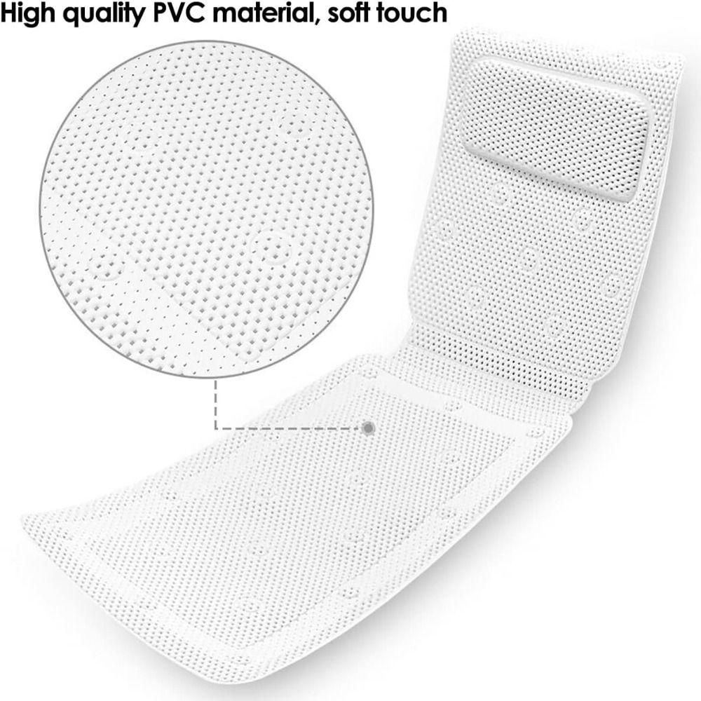 Quick Drying PVC Foam Bath Mat 3D Air Mesh Bath Mattress Cushion Easy To Clean Bath Pillow Shower