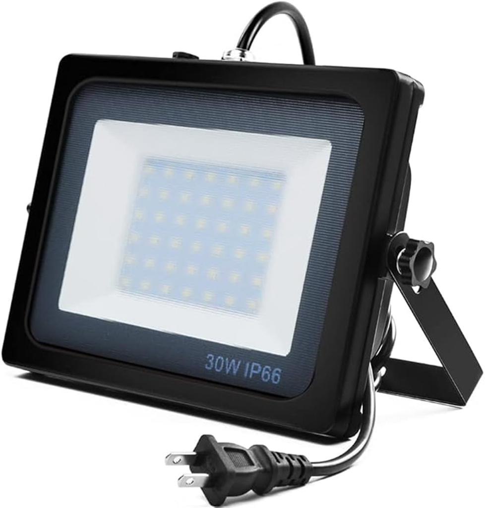 Новейшая вентиляция LED 30 Вт дневной свет 6000 К работа IP66 водонепроницаемый вентиляционный фильтр для внутреннего давления 3 мА переменного тока шнур наружный светодиодный светильник для строительства