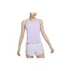Fast Solid Color Sleeveless Fitted Crew Neck Tank Top Women Tops Lilac FN2515512