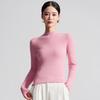 Women's 100% Pure Wool Semi-High Collar Slim Fit Sweater