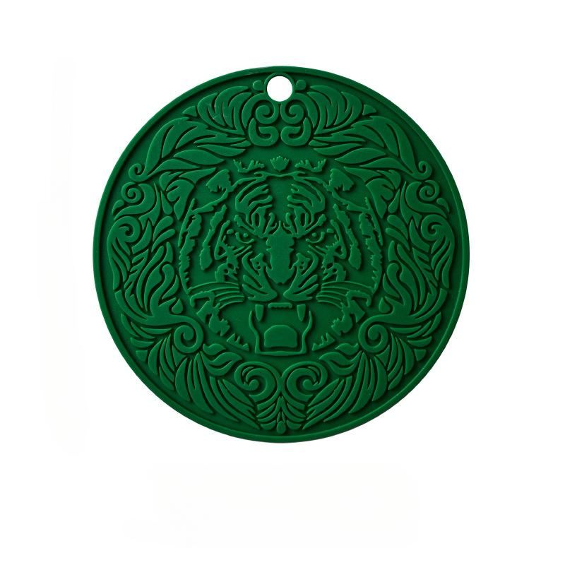 Кухонный силиконовый коврик Круглая подставка Водонепроницаемая подставка под приборы Термостойкая подставка под кастрюлю Подставка под чашку Украшения для дома и столовые принадлежности