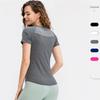 Women's Yoga Shirts Sports T-shirt Breathable Short Sleeves Fitness Running Tops Bodybuilding Quick Dry Training Sportwear 5 Colors