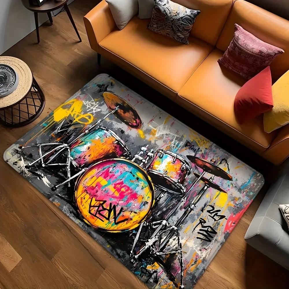 1PC Boat Kitchen Rugs Non-Slip Home Door Mats Pop design Bathroom Rugs Bath Mat Carpet for Home Sink Laundry Decor