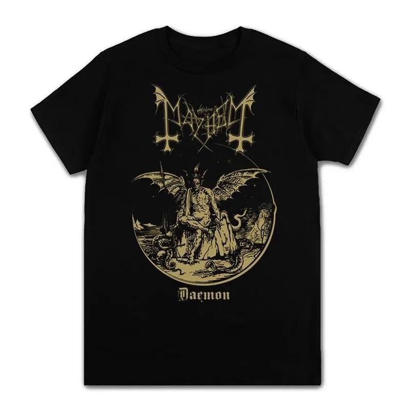 2024 Rapper Mayhem Death Metal крутая футболка унисекс женские футболки больших размеров летние модные хлопковые футболки с короткими рукавами топы s-4xl