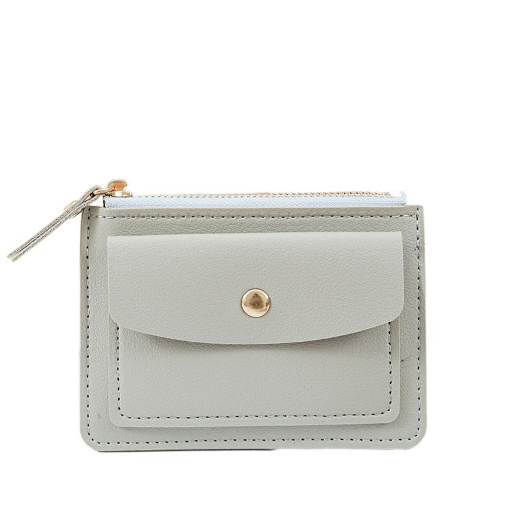 Многофункциональный кожаный кошелек для монет квадратный короткий держатель для кредитных карт кошелек на молнии короткий кошелек для путешествий