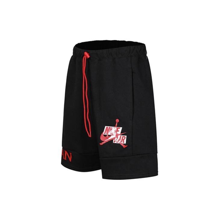 Jordan Шорты мужские Jumpman Classics French Terry, черные, черные CU2907-011