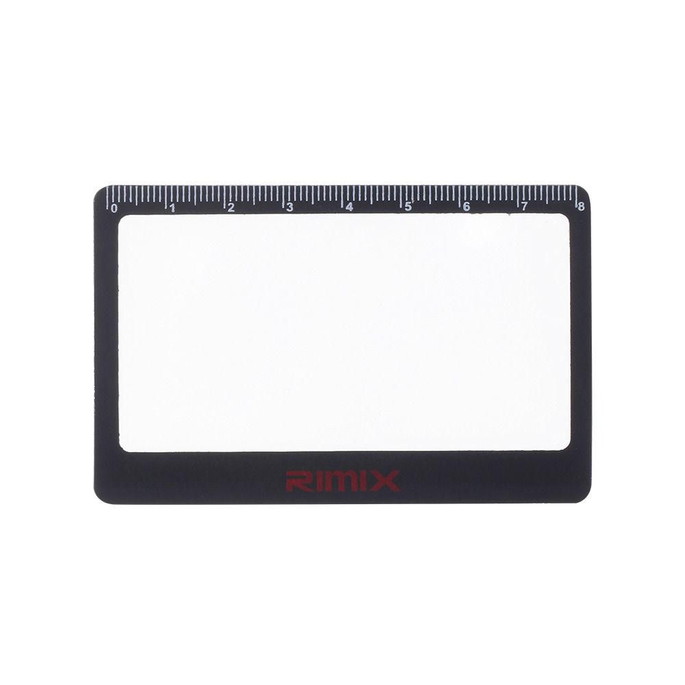 With Scale Hd Reading Mirror Card Magnifying Glass 3X Fresnel Lens Outdoor Fire Magnifying Glass