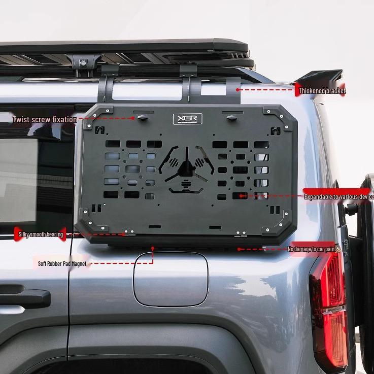 Сетка на боковое окно BYD Leopard 5: Защита сзади, Декорация, Складной столик и Хранение