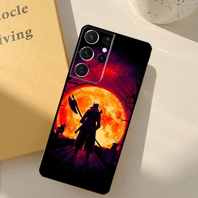 Чехол для телефона Game Bloodborne для Samsung Galaxy S24 Ultra S20 S21 S22 S23 S25 S9 S10 Plus S25 FE Защитный корпус