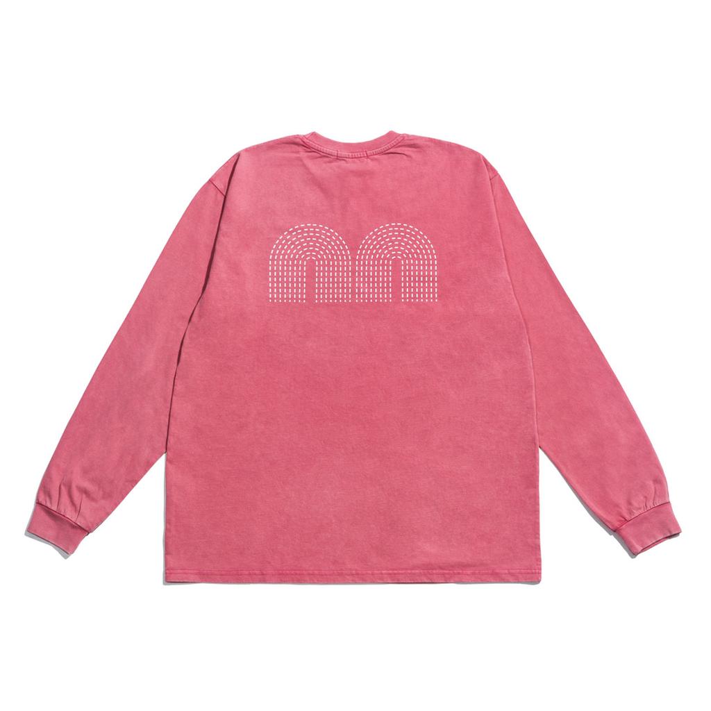 НЕ НОВАЯ Базовая футболка с длинным рукавом Nn Washed Pink