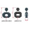 REC-MOUNTS Крепление для велонавигатора Yupiteru ATLAS MCN46si MCN45si MCN43si Совместимое B21