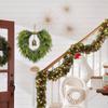 Рождественский венок Искусственная зелень Реалистичный венок Праздничное украшение Праздничный орнамент Декор для крыльца Уличного окна Стен