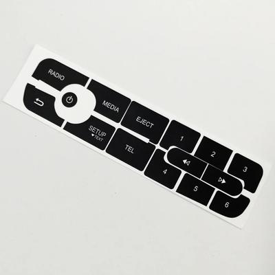 Наклейки для ремонта автомобильных кнопок Megane Master III CD Radio Audio Button Repair Decals Наклейки для автомобильных аксессуаров