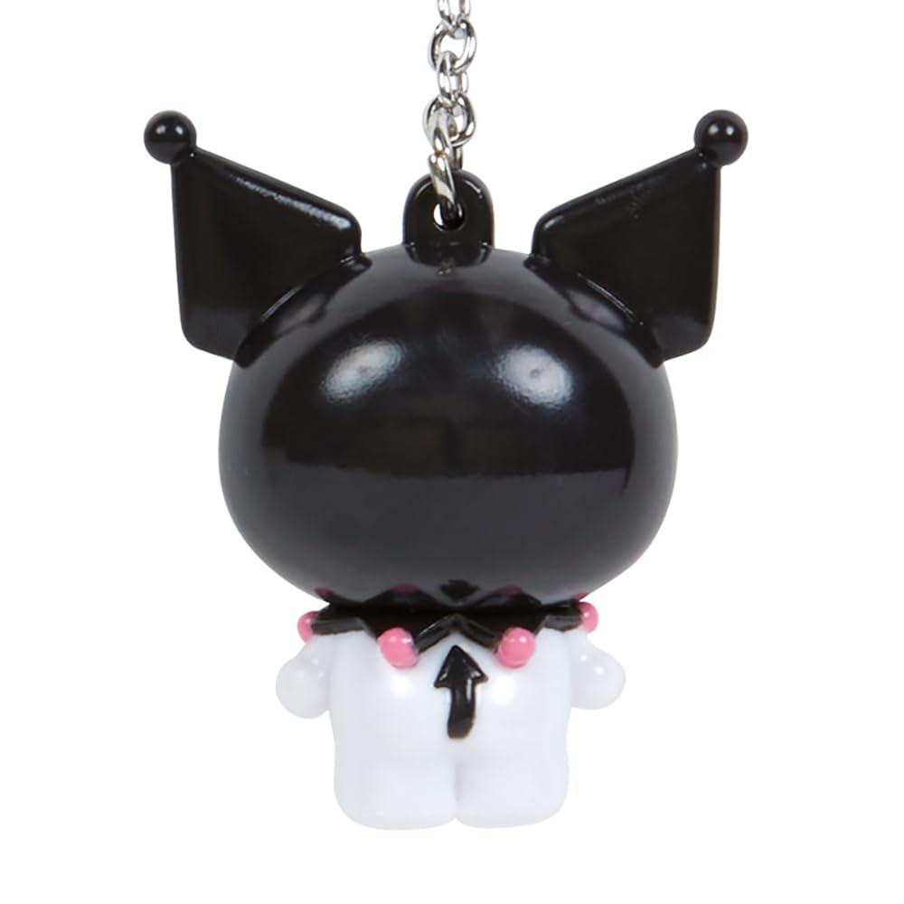 Clear Keychain Clear and Plump 3D Kuromi Kuromi 15 X 5 X 3 Cm Character 297721 [Sanrio] Kuromi-chan