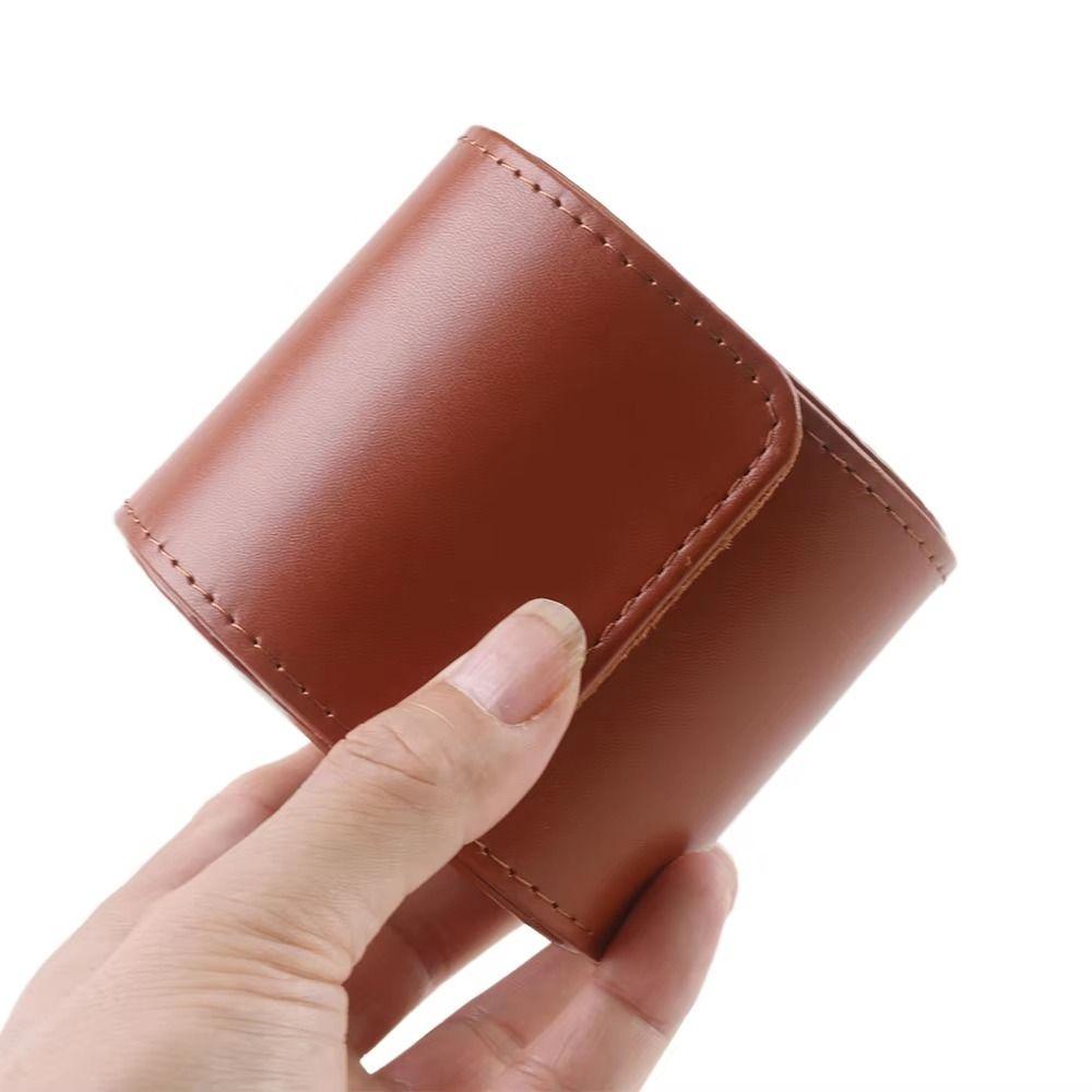 Portable Design Watch Roll Travel Case Single Watch Watch Bag Wristwatches Protection