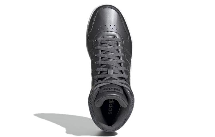 adidas Кроссовки Hoops 2.0 Mid 'Серый Белый' Женские EE7856
