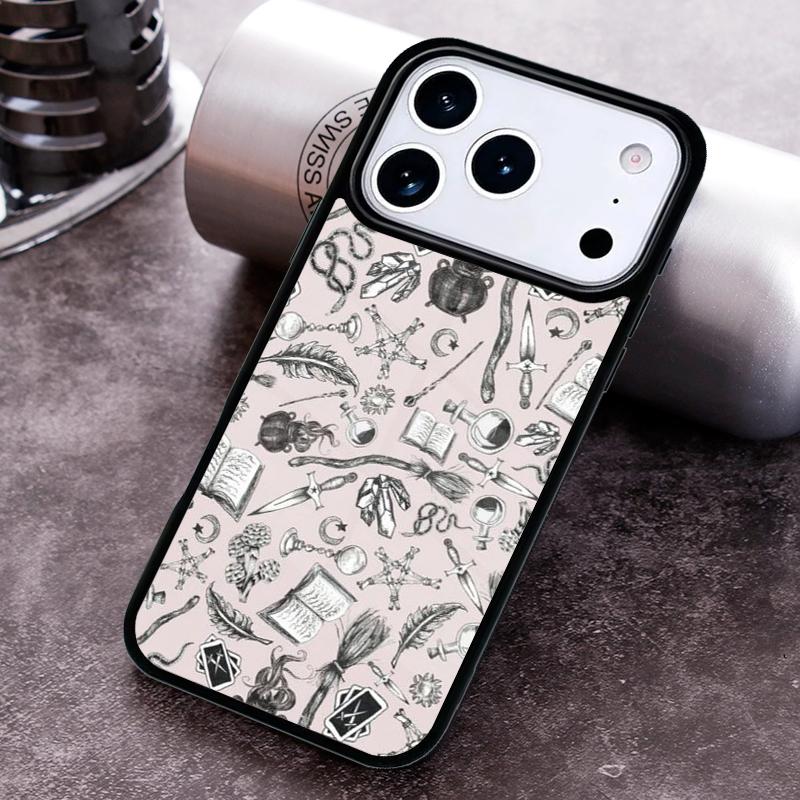 Чехол для телефона на Хэллоуин для iPhone 17 16 15 Pro Max Air 14 13 12 11 Plus Ударопрочный чехол