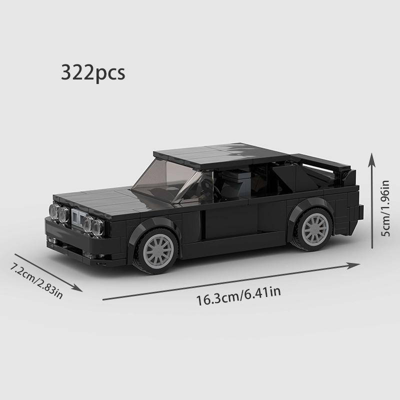 MOC Скоростной Спортивный F1 Городской Гоночный Автомобиль AE86 Строительные Блоки Кирпичное Транспортное Средство Суперкар Форсаж1 MK4 Supra Детские Игрушки Мальчик