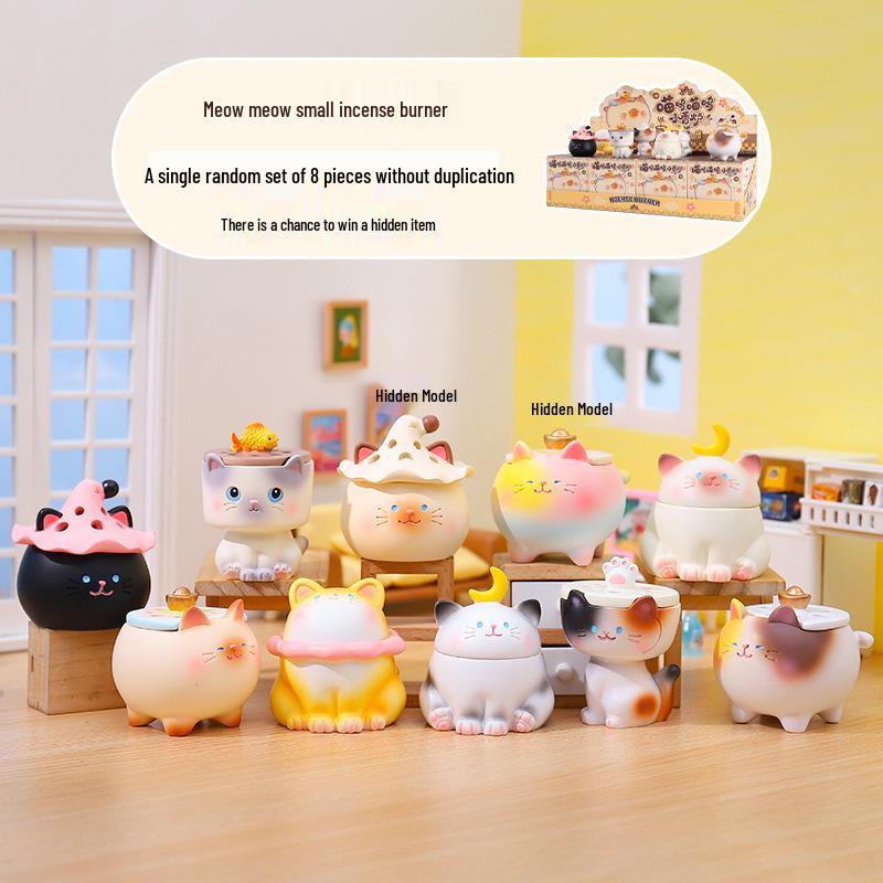 Chao Wan Super Stable Emotion Little Fairy Luo - Second Wave Flocked Blind Box Cute Desktop Decoration Ornament.