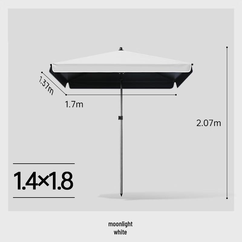 OEING Outdoor Market Umbrella with Trolley