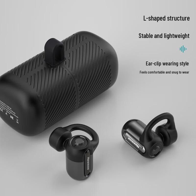 Newmine GE12 Bone Conduction True Wireless Clip-On Sports Earbuds