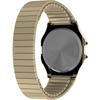Часы Timex Uni T80 34 мм - Золотистый удлиненный ремешок, цифровой циферблат, Золотистый корпус, Золото