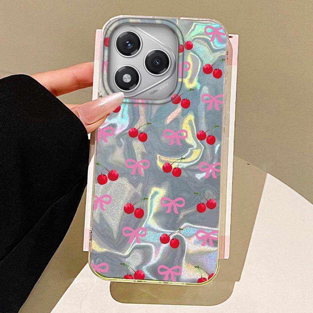 Летний Фруктовый Чехол для телефона Красная Вишня для Девочек Чехол для телефона для Honor 400 200 Pro Magic 7 5 Lite X9a X9c X8a X8b Силиконовая Задняя Крышка TPU