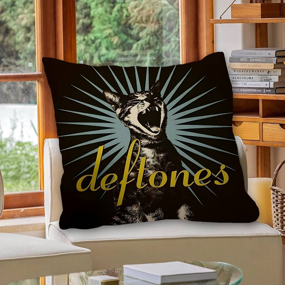 Rock Band DDeftones Pillow Cover for Bedroom Room and Living Room Sofa Decorative Cushion Cover