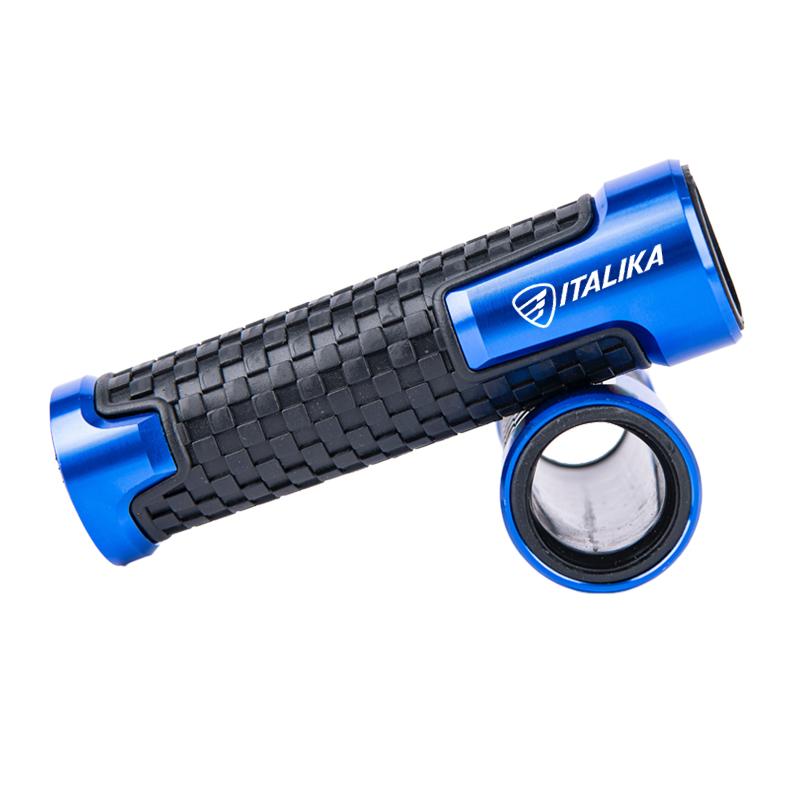 Motorcycle Handlebar Grips CNC aluminum Rubber Hand Thruster Grips For ITALIKA 125 Z 150 SZ 150 200 250Z AT110 AT125 RT