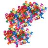300Pcs Wooden Letters Craft Colorful HandMade Craft Children Education Supplies