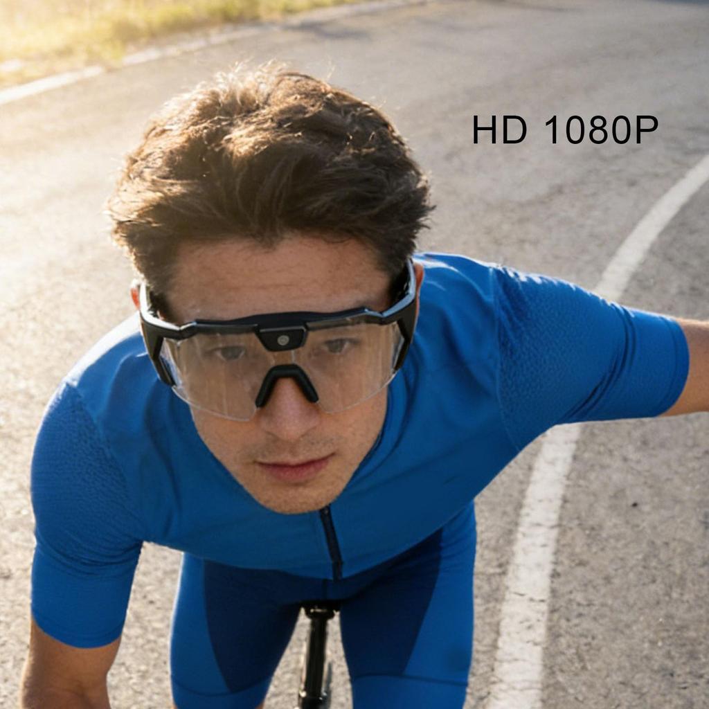 Велосипедные очки Yanmis с умной камерой HD 1080P 12 МП, очки с линзой и изображением для записи спортивных мероприятий и повседневной жизни на открытом воздухе, широкоугольные