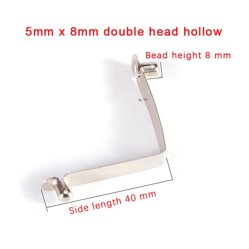 10 шт., однокнопочная защелка для трубы, V-образный стальной пружинный зажим для каравана, каяка