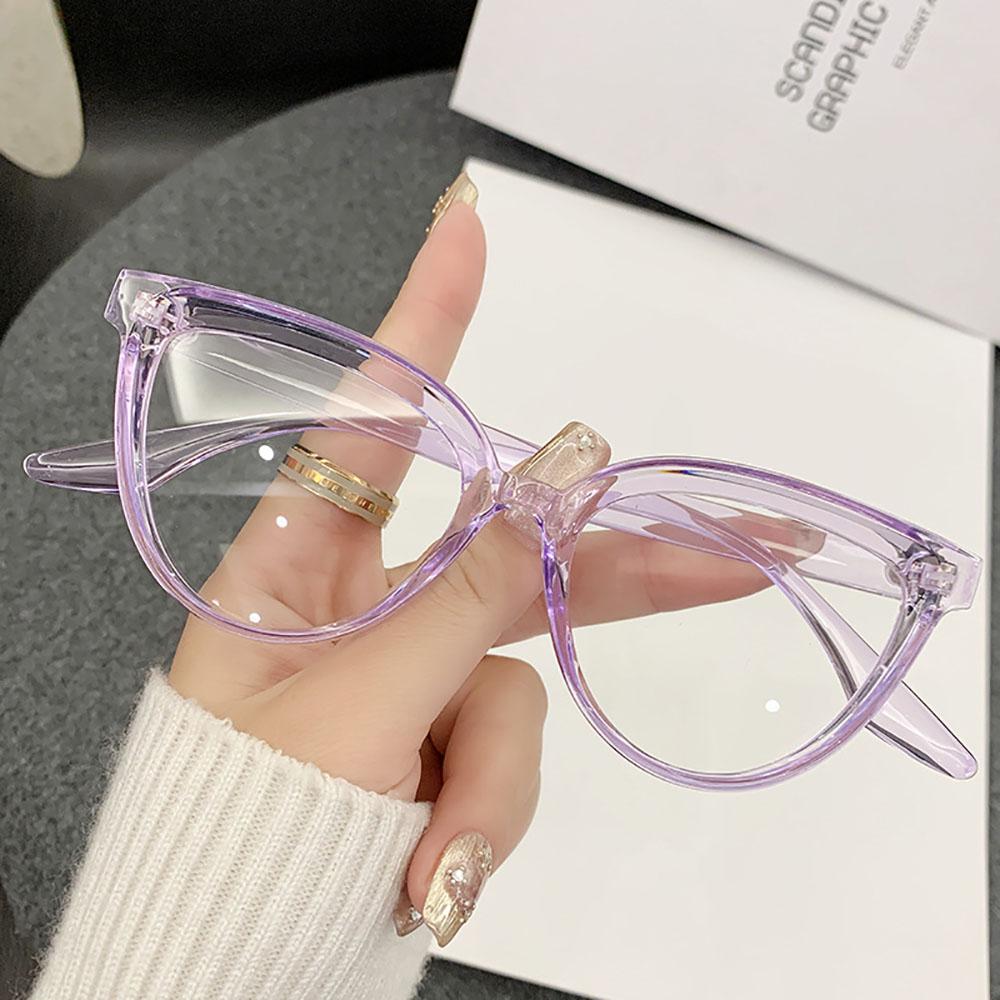 ПК Оптические очки Модные Модные очки Кошачий глаз Универсальные очки с блокировкой синего света для вечеринки