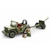 143 шт. B0853 WW2 армия Willys Jeep модель Building Block игрушечные лошадки детские кирпичи военная конструкция подарок для мальчиков