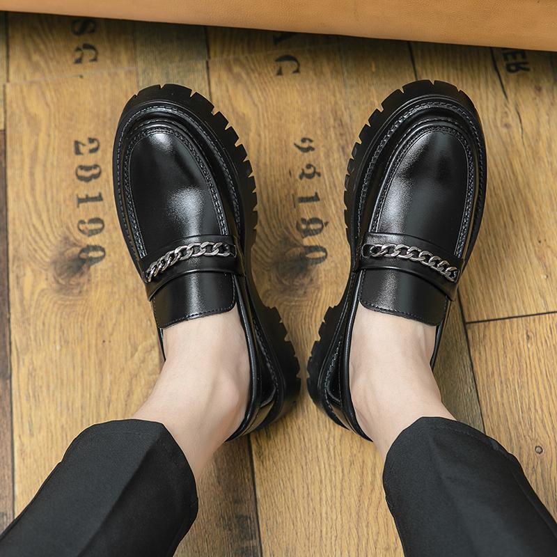 Модные роскошные мужские деловые туфли на толстой подошве, новое поступление, мужская обувь, кожаные классические мужские лоферы, брендовые классические мужские туфли для свадьбы