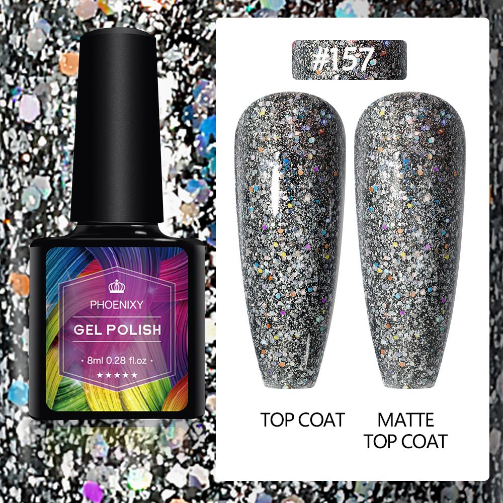 PHOENIXY 82 шт., 8 мл гель-лак для ногтей, УФ-гель для ногтей, стартовый набор, замачиваемый гель-лак, гель-лак для ногтей, дизайн ногтей, маникюр, салон «сделай сам», дома