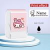 Штамп с именем My Melody – Персонализированный водостойкий самовтулковый штамп для школьных принадлежностей, рождественских подарков и маркировки одежды