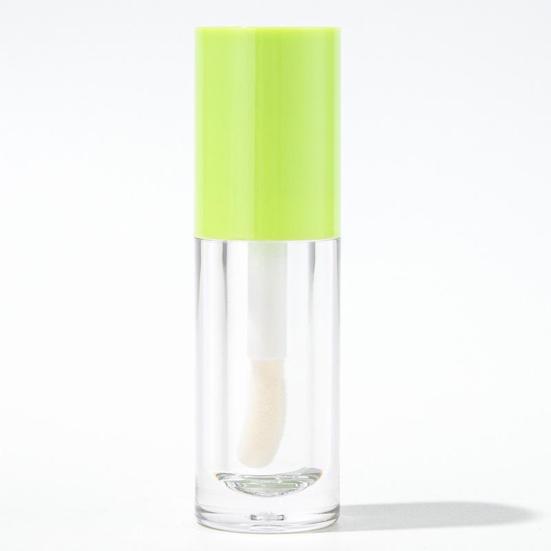 6 мл многоцветный большой тюбик блеска для губ, круглая форма с заколкой сверху