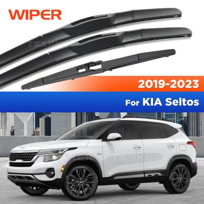 Передние и задние стеклоочистители для KIA Seltos - Щетки стеклоочистителя Лобовое стекло Боковое стекло Оконные щетки 24"+18"+11"