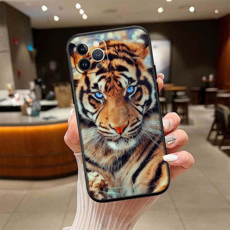 UP5 Animal Tiger New High-End Shell Phone Case for iPhone SE X XS XR 16E 17 11 Pro Max 8 7 6 6s Plus Air