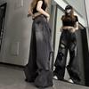 Ripped Jeans Women's Distressed  Style Bell Bottoms Loose Fit Versatile Straight Leg Long Pants